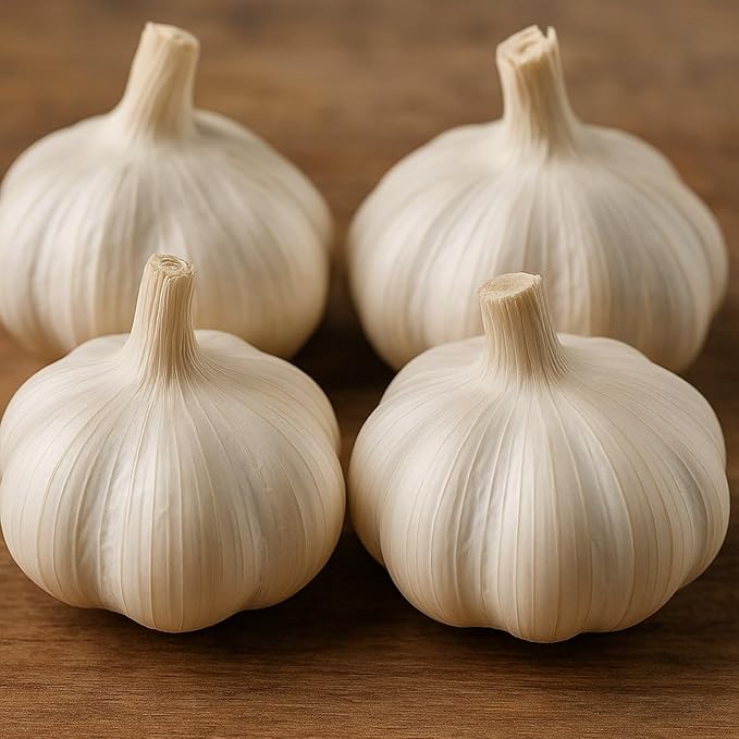 Softneck Garlic Bulbs for Planting - California Garlic to Grow at Home (2 Seed Bulbs)