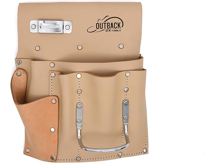 OX Tools Suede Leather Product Range (6-Pocket Drywall Pouch)
