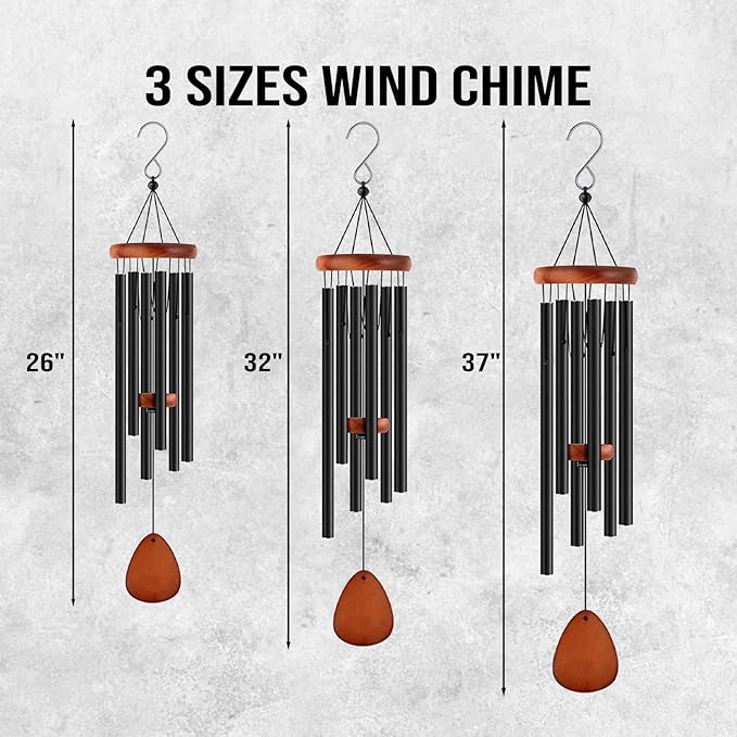 Personalized Memorial Wind Chime - Custom Sympathy Gift for Loss of Loved One, Handmade Bereavement Wind Chime for Pet Loss & Home Decor