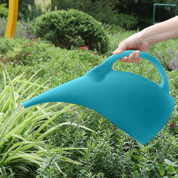 Watering Can for Indoor and Outdoor Plants - 1/2 Gallon - Blue