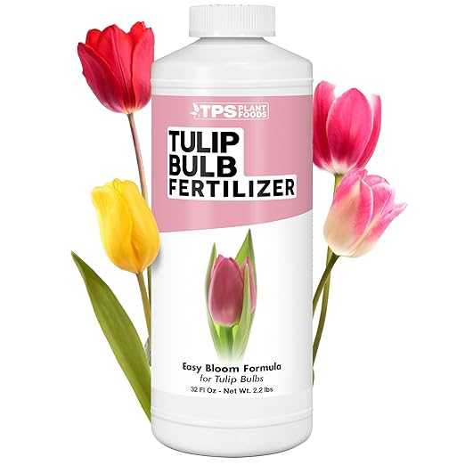 Tulip Bulb Fertilizer, Complete Liquid Tulip Bulb Plant Food, 32 oz (1 Quart)