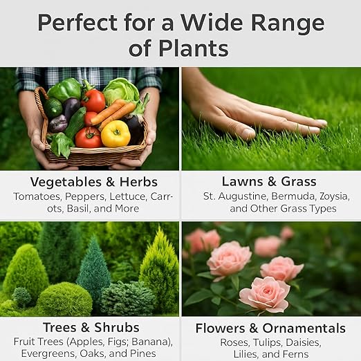 𝐁𝐄𝐒𝐓𝐒𝐄𝐋𝐋𝐄𝐑 10-10-10 Plant Fertilizer Slow Release | 10 10 10 All Purpose Fertilizer for Fruit Trees, Evergreens, Vegetables, Arborvitae, Fig Trees, Shrubs, Pines, Oaks, Flowers [20 Quarts]