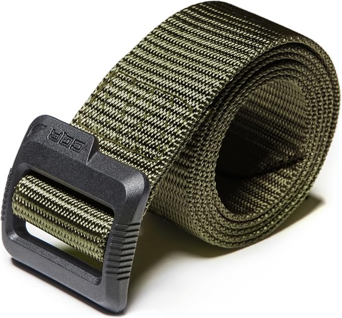 CQR Tactical Belt, Military Style Heavy Duty Belt, Webbing EDC Quick-Release Buckle