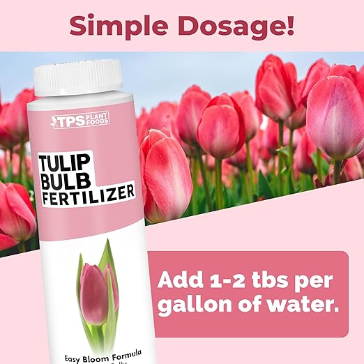 Tulip Bulb Fertilizer, Complete Liquid Tulip Bulb Plant Food, 8 oz (250mL)