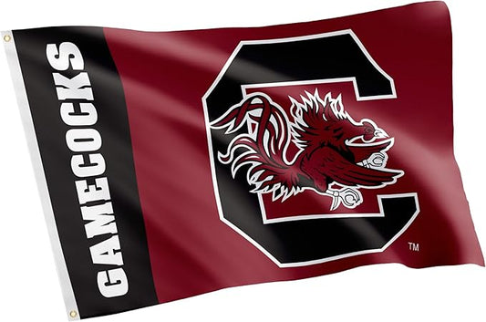 Desert Cactus University of South Carolina Flag Gamecocks USC Cocky Banners 100% Polyester Indoor Outdoor 3x5 feet Flags (Team Name)