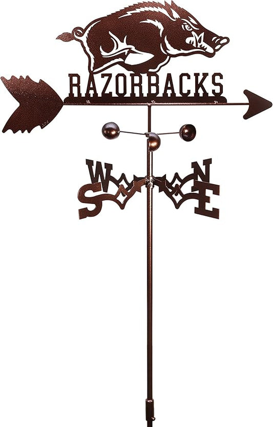 SWEN Products Arkansas Razorbacks Weathervane (Garden Stake Included)