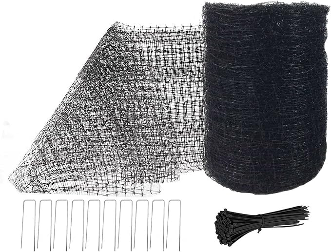 Deer Fence Netting, 7 x 100 Feet Anti Bird Deer Protection Net Reusable Protective Garden Netting for Plants Fruit Trees Vegetables Against Birds and Other Animals