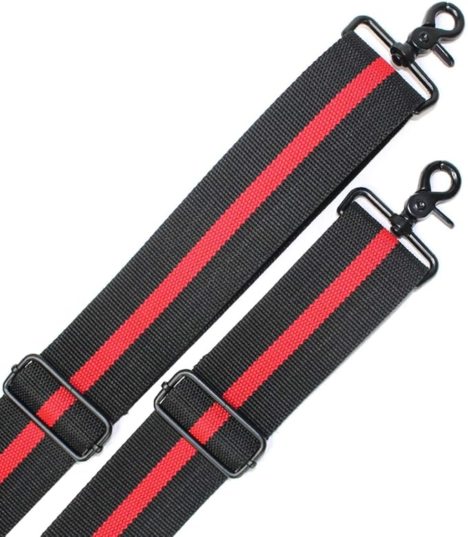 MELOTOUGHTool Belt Suspenders Tool Harness for Heavy Duty Work Movable shoulder Pads, Quick lobster clasp Tool Belt (Red Strip)