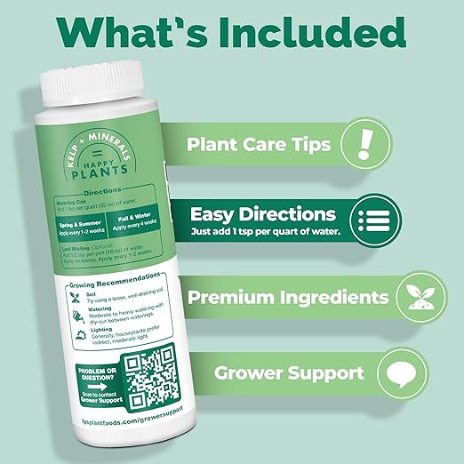 Houseplant Fertilizer for Indoor Plants, Premium Liquid Plant Food for Gardening, Concentrated Liquid Plant Food 128 oz (1 Gallon)