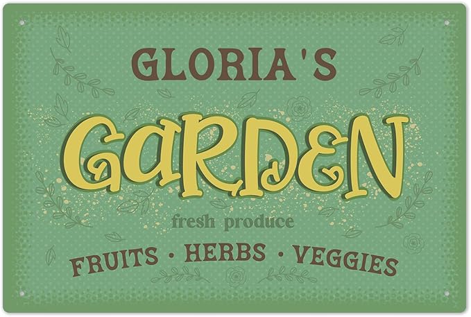 Custom Garden Signs, Christmas Holiday Season, Personalized Sign for Garden Decor Sign, 12x18 Inches, Rust Free .063 Aluminum, Fade Resistant, Made in USA by Sigo Signs