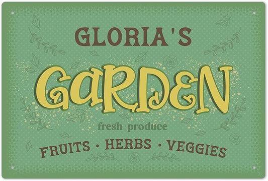 Custom Garden Signs, Christmas Holiday Season, Personalized Sign for Garden Decor Sign, 12x18 Inches, Rust Free .063 Aluminum, Fade Resistant, Made in USA by Sigo Signs