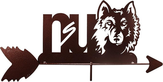 SWEN Products Northern State Wolves Weathervane Interchangeable Top Arrow Only