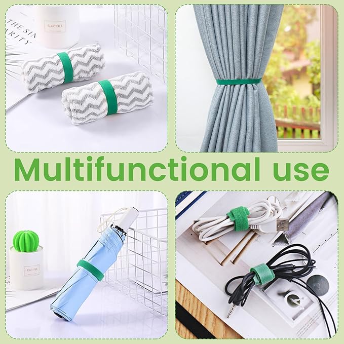 12 Rolls Plant Tape, Twist Ties for Plants 1/2" 394ft Garden Plant Ties, Green Tape, Soft and Tomato Plant Ties, Plant Twist Tie for Plant Gardening, Home, Office