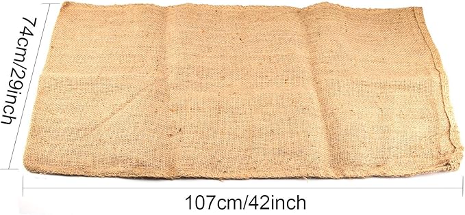 KEILEOHO 3 Pack 42 x 29 Inch Burlap Bags, Large Food Grade Burlap Sacks for Gardening, Planting Growing Bags, Potato Sack Race Bags