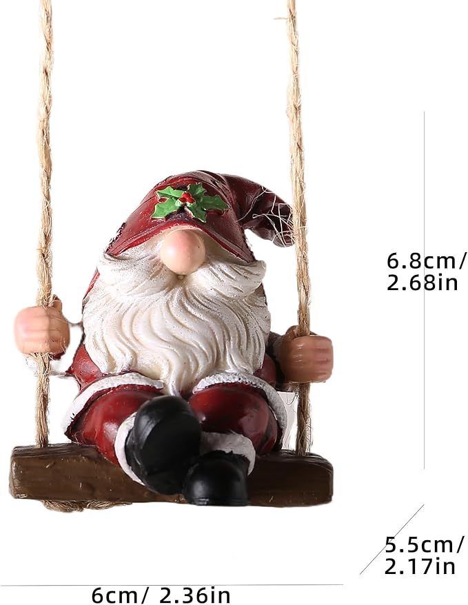 Gnome Statue 2.68in, Trumpet Naughty Garden Gnome Statue Decoration and Lawn Ornament - Funny Garden Gnomes for Outdoor or Home Decor