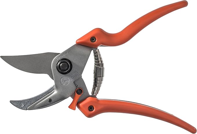 Original LÖWE Profi Anvil Prunner Garden Tools 8.107 with Bypass Geometry | Robust & Sharp Hedge Trimmer | Use as Pruners, Garden Shears, Handheld, Pruning Shears for Gardening | Made in Germany