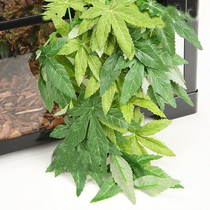 DSOAR 40cm/16in Aquarium Decorations Artificial Plants Fake Plastic Water Grass for Fish Tank Aquarium Decor Hanging Plants