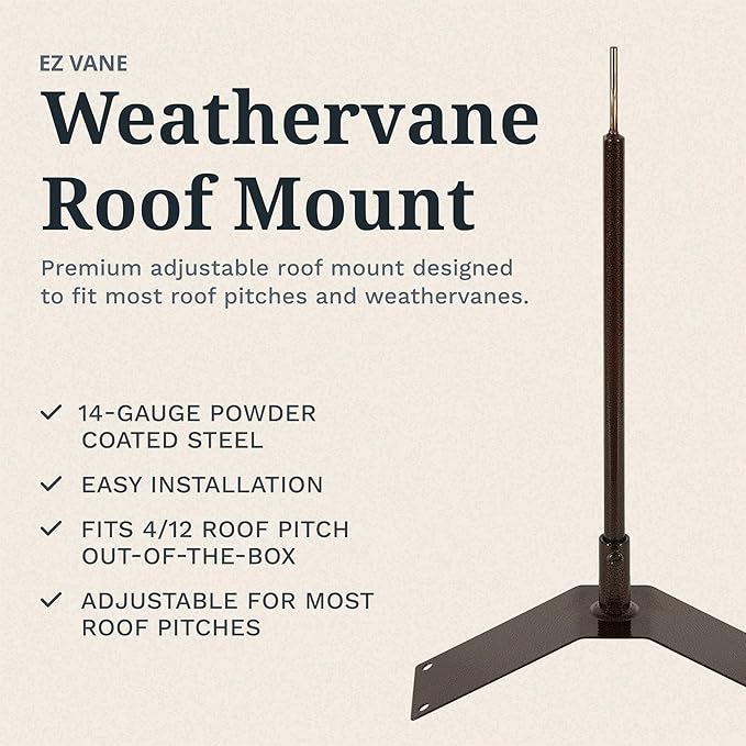 EZ Vane Labrador Retriever Dog Weathervane — Roof Mount, Wind Cups, Antique Copper Finish, Steel with Durable Triple Powder Coating, Handcrafted in USA