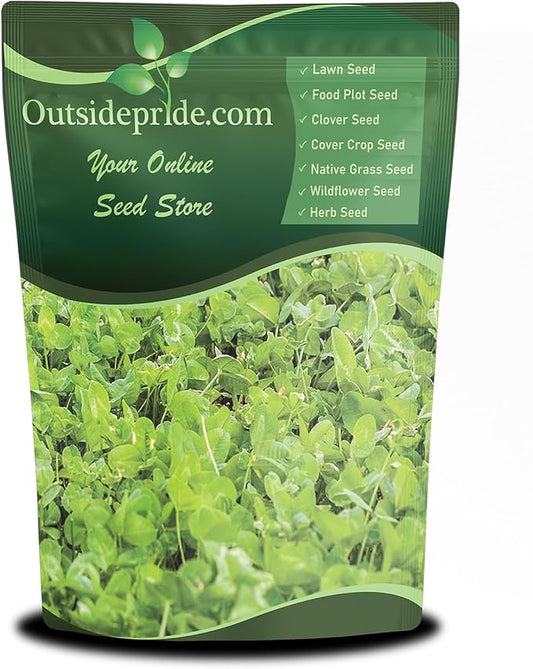 Outsidepride Perennial Clover King Seed Mix - 20 lbs Nitrocoated, Inoculated, Heat & Cold Tolerant, Alfalfa-Enhanced Food Plot Seeds for Deer & Wildlife, Ideal for Spring, Summer, & Winter Plots
