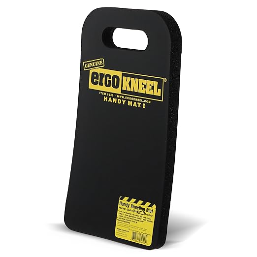 Foam Kneeling Pad – Extra Thick 1” Kneeling Mat 8” x 16” | Working Pad for Knees & Back | Heavy-Duty Anti-Fatigue Knee Cushion | Portable Industrial Kneeling Pad, Garden Mat