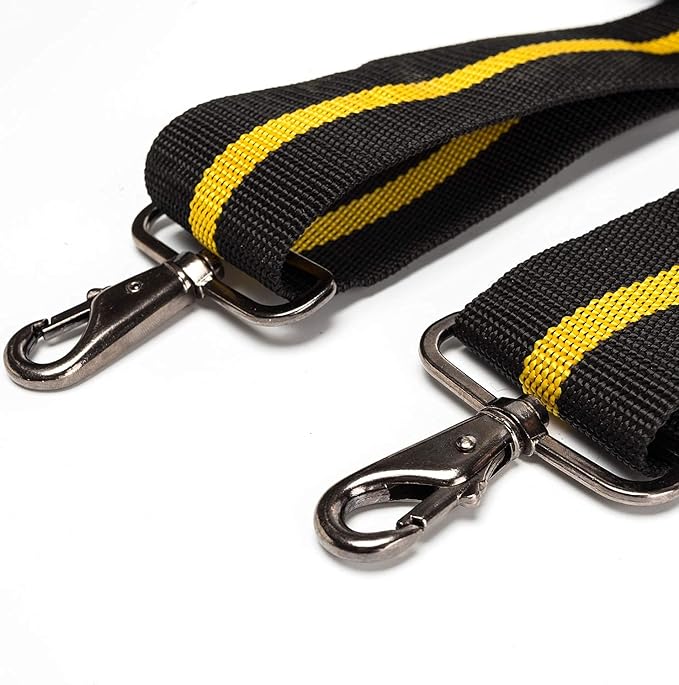 MELOTOUGH Tool Belt Suspenders with Padded Foam Adjustable Shoulder Straps, Large Phone Holder, Key Chain, Suspenders Loop Adjustable for Carpenter Suspenders Rig