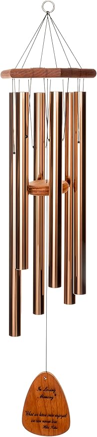 In Loving Memory 35-inch Windchime, Bronze w/What we Have Once Enjoyed…