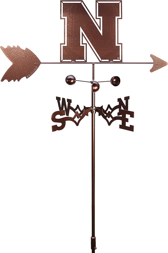 SWEN Products Nebraska Huskers Weathervane (Garden Stake Included)