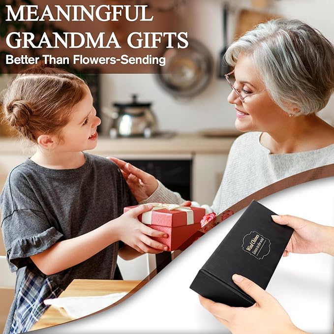 PRSTENLY Grandma Gifts, Wind Chimes Gifts for Grandma from Granddaughter Grandson Grandkids Grandchildren, Grandmother Gift for Birthday Mothers Day Thanksgiving Christmas