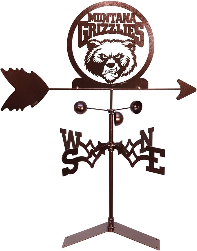 SWEN Products Montana Grizzlies Weathervane (Roof Mount Included)