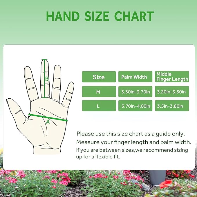 Long Sleeve Thorn Proof Gardening Gloves for Women - 1 Pair Long and 1 Pair Short for Yard Work - Gardening Gifts (Green, Medium)