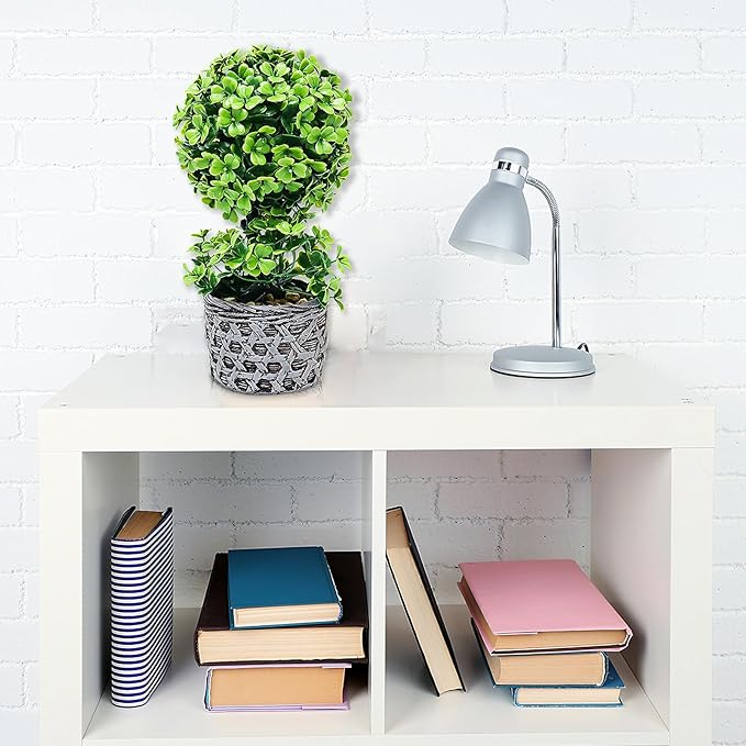 Artificial Plants Potted Indoor, Small Fake Plant Bonsai Tree for Office Desk, 11.81'' Faux Plants Decor for Shelf Bathroom Farmhouse Living Room Coffee Decor