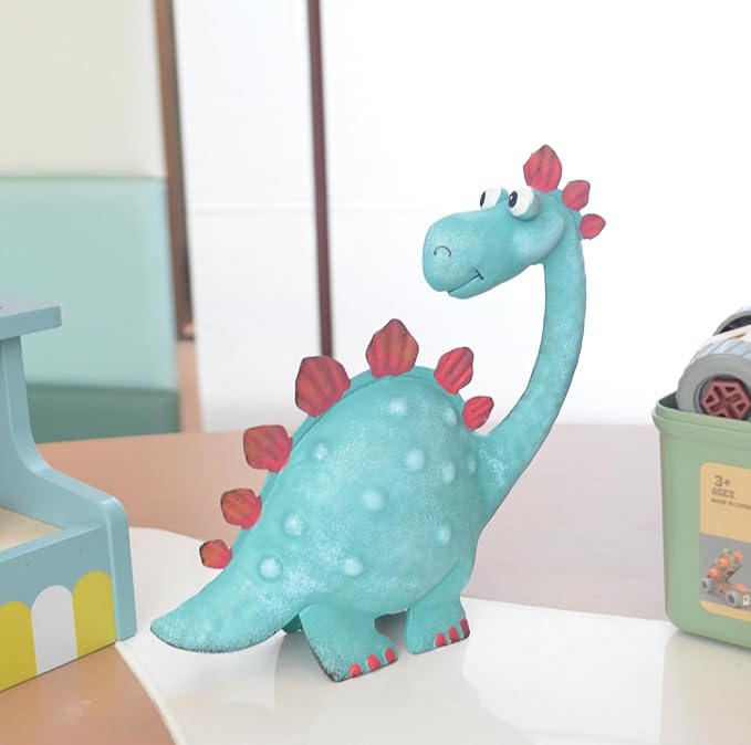 GIFTME 5 Dinosaur Garden Statues Outdoor Decor for Patio,Backyard,Porch,Lawn Spring Garden Sculpture,Kid's Room Dinosaur Figurine Cartoon Home Decor