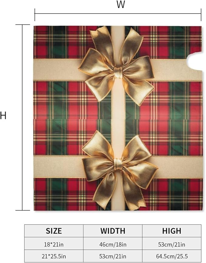 Christmas Mailbox Covers Magnetic Letterbox Covers 21x18 Inch for Garden Outdoor Decoration