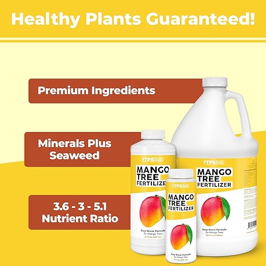 Mango Tree Fertilizer for All Mangoes and Anacardiaceae Trees, Liquid Plant Food 1 Gallon (128oz)