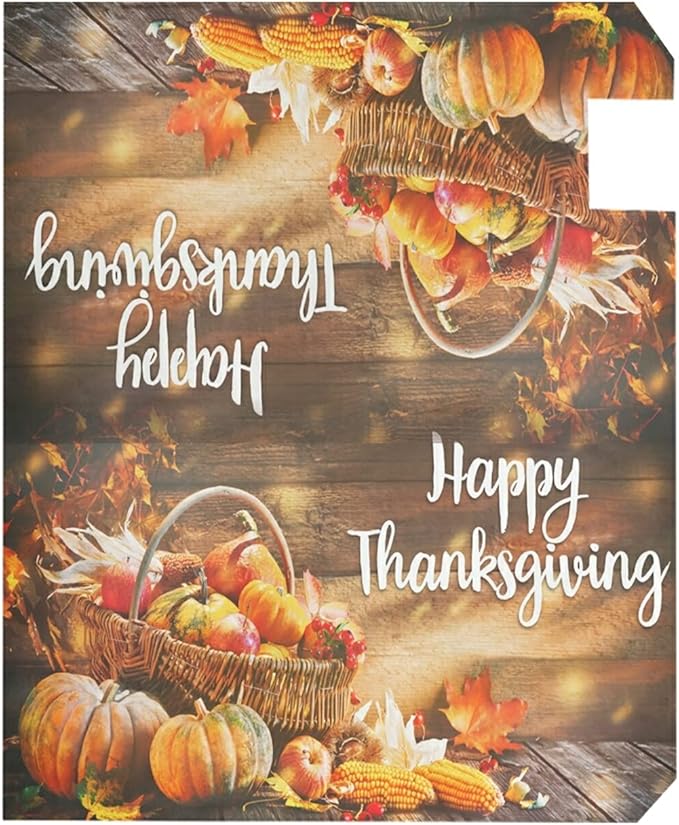 ALAZA Happy Thanksgiving Magnetic Mailbox Cover MailWraps Garden Yard Home Decor for Outside Standard Size-18"x 20.8"