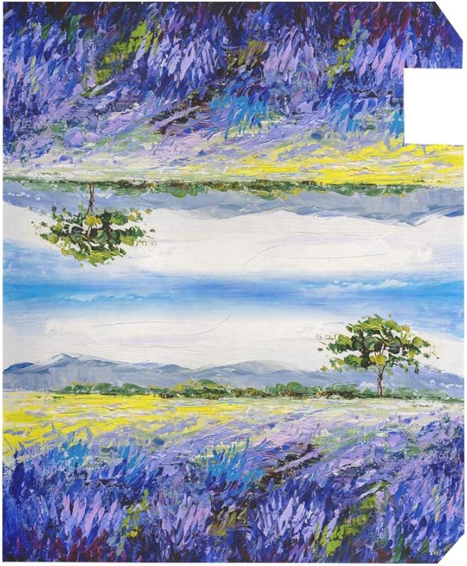 WOOR Lavender Magnetic Magnetic Mailbox Cover Standard Size for Garden Yard Outdoor Decorations-18 x 20.8"