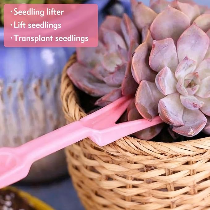 Bonsai Tools Transplanting Potting Bonsai Garden Shovel Hand Tools Bonsai Tree Kit Mini Garden Plant Care Shovel Soil（Pink）