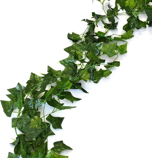 Unilove 168 feet Fake Foliage Garland Leaves Decoration Artificial Greenery Ivy Vine Plants for Home Decor Indoor Outdoors (Ivy Leaves)