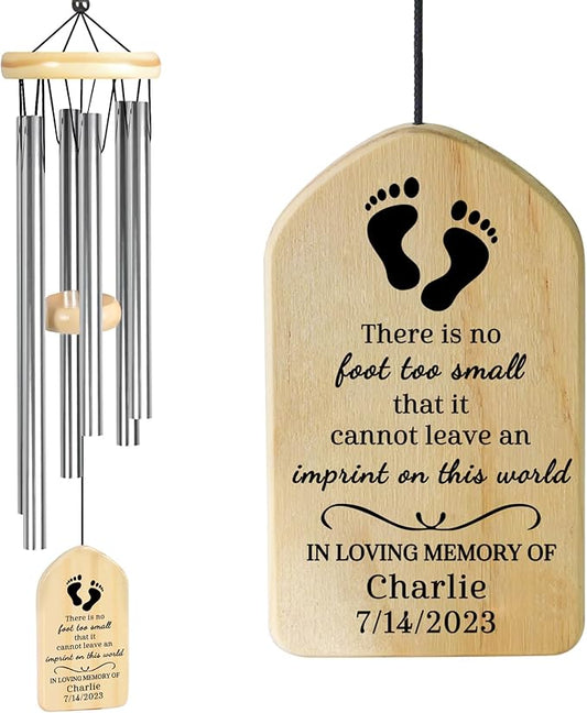 Loss of Baby Sympathy Gifts, Jocidea Baby Memorial Wind Chime, Infant Loss Gifts, Miscarriage Memorial, in Memory of Baby Loss, Loss of Child Personalized Gift