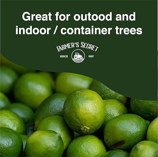 Farmer's Secret Citrus Tree Booster Fertilizer (128oz) - Super Concentrated - Formulated for All Citrus Trees Including All Types of Lemons, Limes, and Oranges - Outdoor and Indoor/Container Trees