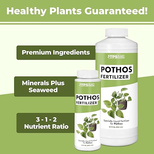 TPS NUTRIENTS Pothos Fertilizer for All Pothos Plants and Vines, Liquid Plant Food, 32 oz (1 Quart)