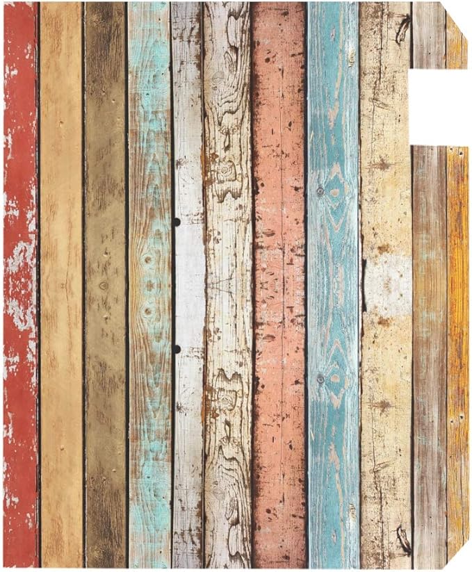 ALAZA Vintage Old Wood Texture Plank Grunge Magnetic Mailbox Cover MailWraps Garden Yard Home Decor for Outside Oversized-25.5" x20.8"