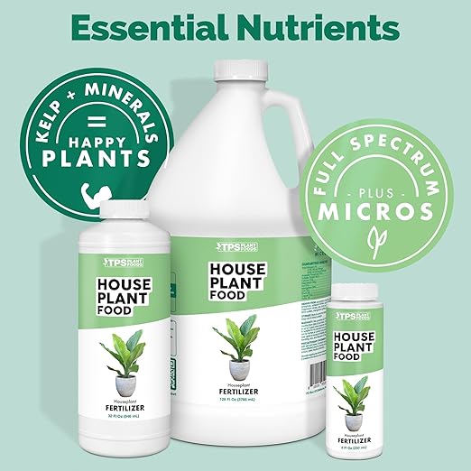 Houseplant Fertilizer for Indoor Plants, Premium Liquid Plant Food for Gardening, Concentrated Liquid Plant Food 128 oz (1 Gallon)