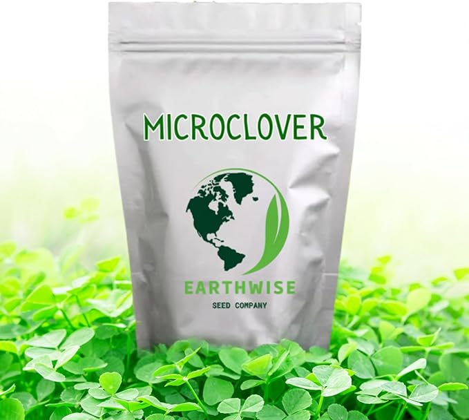Earthwise Microclover Alternative Lawn - 1/2lb - Covers 250sqft (500sqft if Broadcasting)