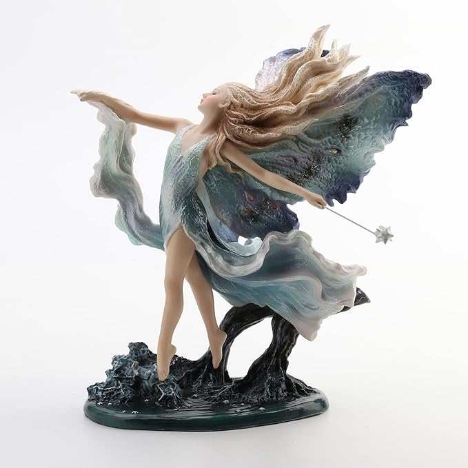 Veronese Design 9 5/8" Where Moobeams Fall Josephine Wall Fairy Figurine