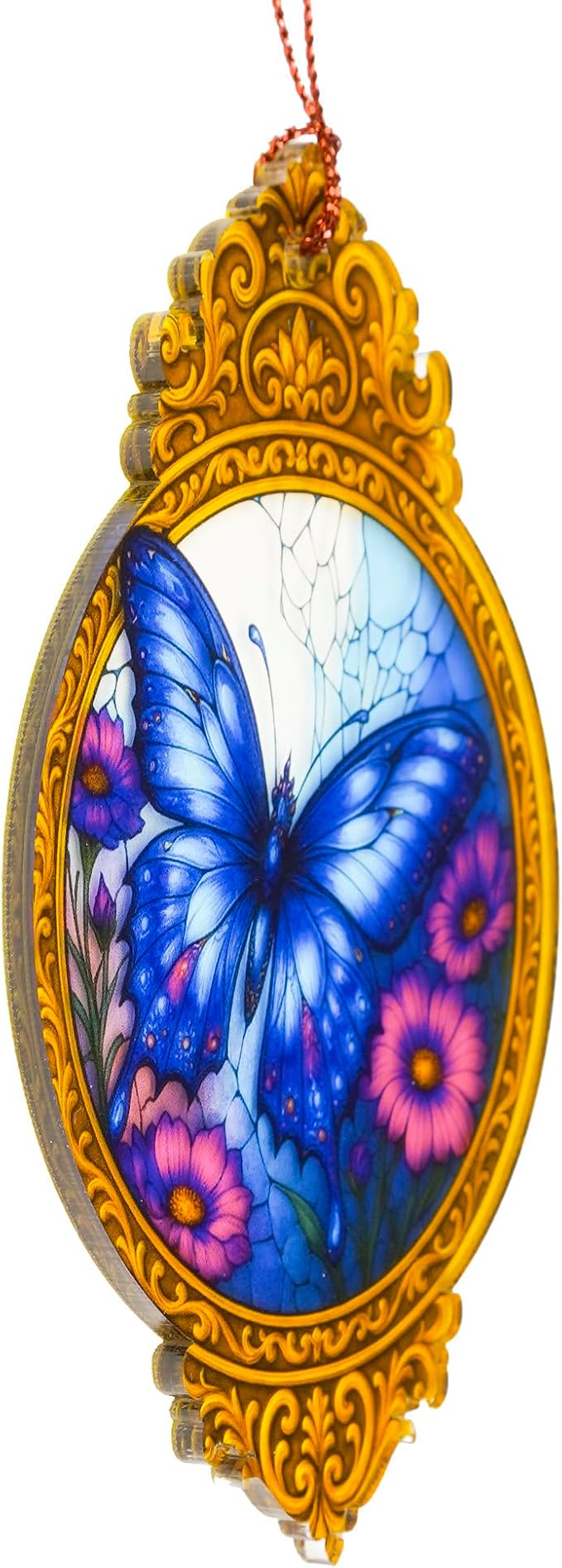 Christmas Ornament 2025 - Butterfly Gifts for Women, Christian Cross Christmas Ornament, Religious Christmas Ornaments, Beautiful Butterfly Ornaments for Christmas Tree