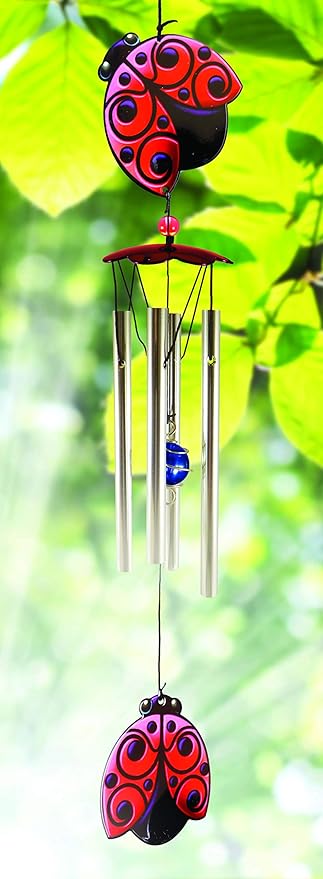 Spoontiques Cactus Wind Chime - Outdoor Garden Décor - Decorative Chimes for Yard, Garden, Backyard and Patio Decoration