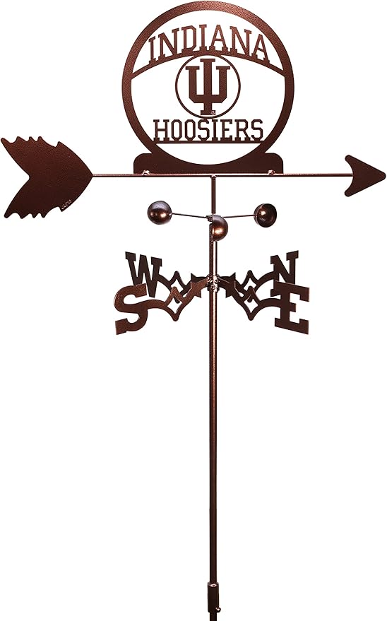 SWEN Products Indiana Hoosiers Weathervane (Garden Stake Included)