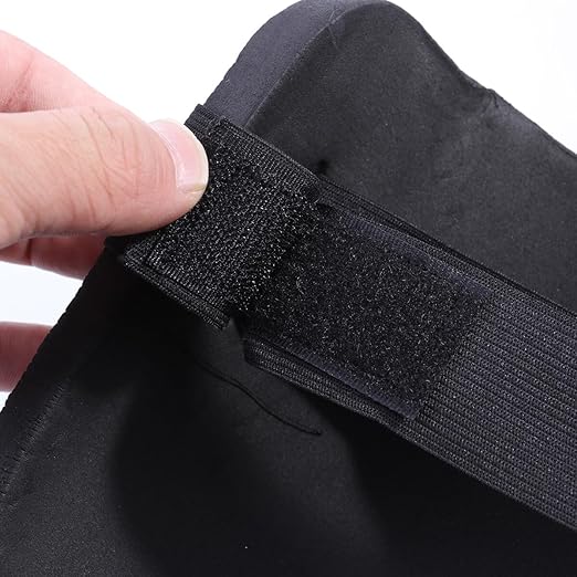 Gardening Knee Pads with High-density EVA Cushion Adjustable Strap for Comfortable Fit Soft Protective Pads for Gardening Kneeling and Outdoor Use Black