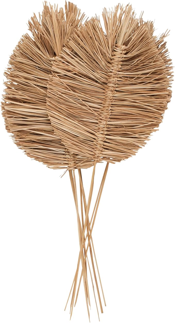 Deco 79 Dried Plant Home Decor Natural Foliage Tall Spear Natural Dried Foliage with Sharp Stems, Foliage for Decoration 17" x 7" x 32", Brown